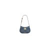 CELINE TILLY TRIOMPHE Medium Bag in Studded Denim and Calfskin