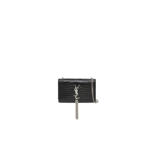 YSL KATE EMBOSSED SHOULDER BAG