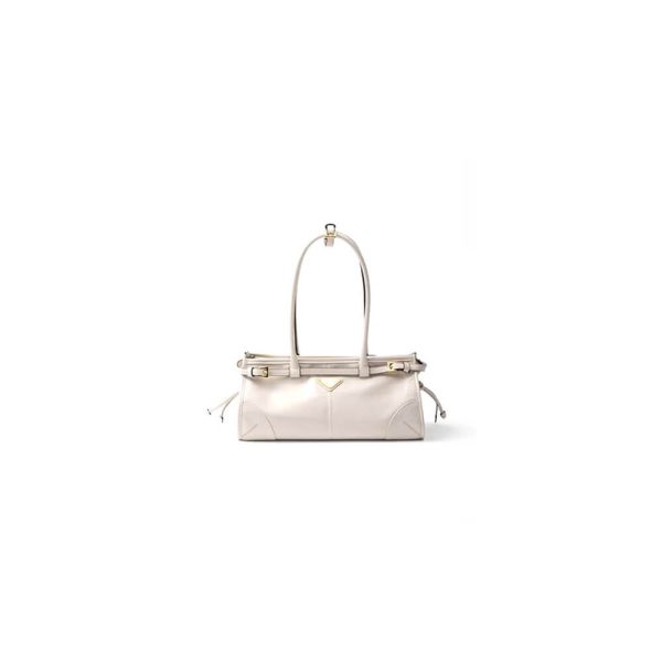 Prada Medium leather handbag(high-end grade)