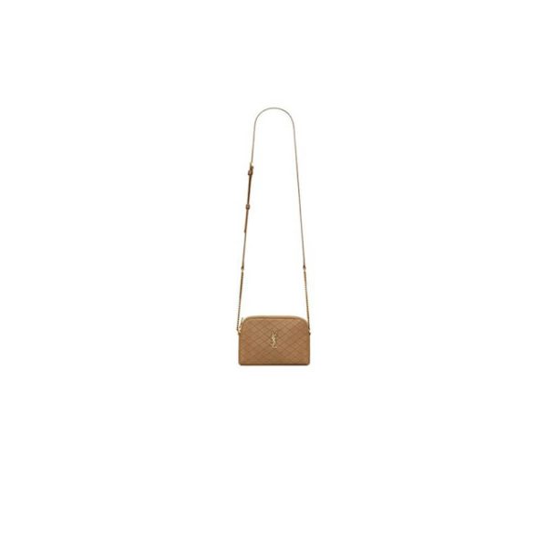 YSL Gaby zipped pouch in quilted lambskin