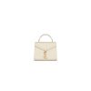 YSL CASSANDRA Medium Grainy Embossed Leather Top Handle Bag