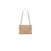 YSL ENVELOPE MEDIUM IN QUILTED GRAIN DE POUDRE EMBOSSED LEATHER