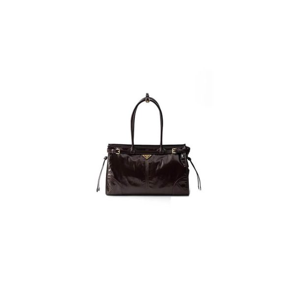 Prada Large leather handbag(high-end grade)
