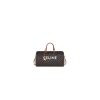 CELINE Large Travel Bag in Logo Print and Calfskin
