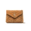 LOULOU SMALL CHAIN BAG IN ?Y? QUILTED SUEDE