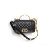 BOY CHANEL FLAP BAG WITH HANDLE