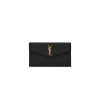 YSL UPTOWN POUCH IN GRAIN DE POUDRE EMBOSSED LEATHER