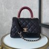 Chanel Coco handle flap shoulder bag Mini - Image 2