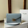 CELINE MARGO Shiny Calfskin Leather Chain Wallet - Image 2
