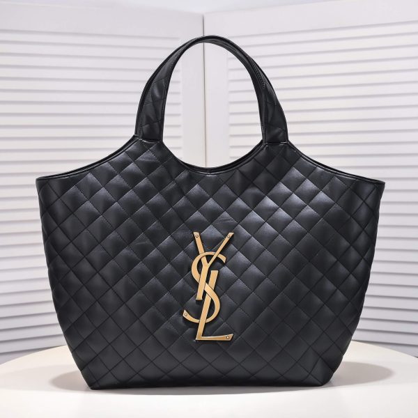 YSL Icare quilted lambskin oversized shopping bag(High-end grade) - Image 2