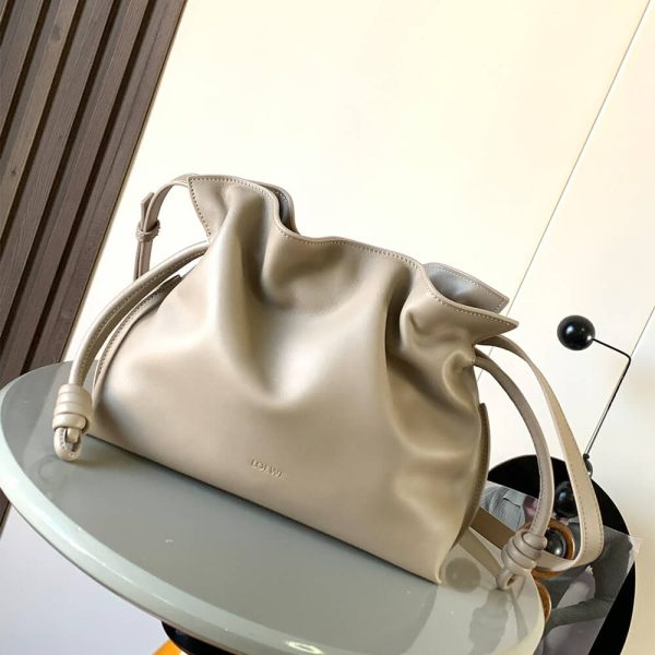 LOEWE Medium Flamenco clutch in nappa calfskin(HIGH-END GRADE) - Image 2