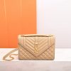 YSL ENVELOPE MEDIUM IN QUILTED GRAIN DE POUDRE EMBOSSED LEATHER - Image 2