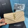 YSL CASSANDRE MATELASS? LARGE FLAP WALLET IN GRAIN DE POUDRE LEATHER - Image 2
