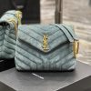 LOULOU SMALL CHAIN BAG IN ?Y? QUILTED SUEDE - Image 2