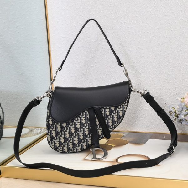 Dior Saddle Bag with Strap - Image 2