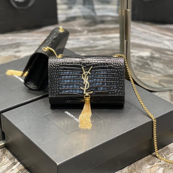 YSL KATE EMBOSSED SHOULDER BAG - Image 2
