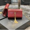 YSL KATE EMBOSSED SHOULDER BAG - Image 2
