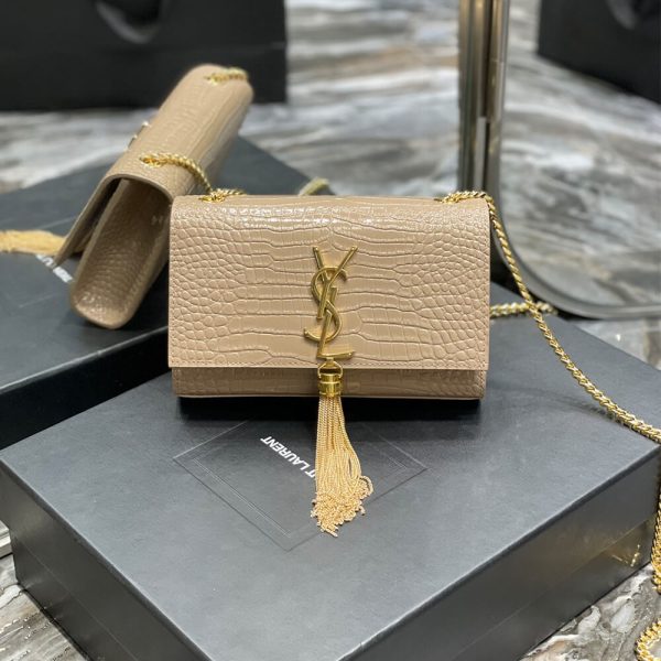 YSL KATE EMBOSSED SHOULDER BAG - Image 2