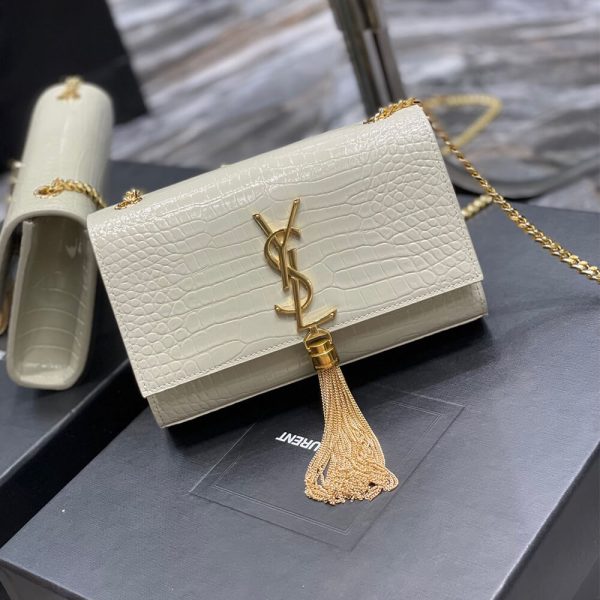 YSL KATE EMBOSSED SHOULDER BAG - Image 2