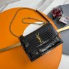 YSL Crocodile-embossed leather SUNSET Medium - Image 2