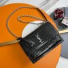 YSL Crocodile-embossed leather SUNSET Medium - Image 2