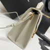 YSL CASSANDRA Medium Grainy Embossed Leather Top Handle Bag - Image 3