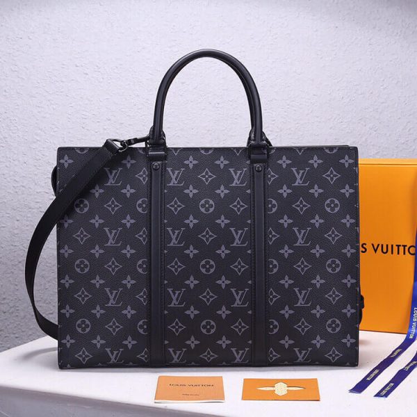 LV Sac Plat Horizontal Zippe - Image 3
