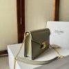 CELINE MARGO Shiny Calfskin Leather Chain Wallet - Image 3