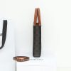 CELINE Mini Vertical Cabas Bag in Calfskin Leather with Logo and Celine Print - Image 3