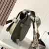 Loewe Small Gate bag in soft calfskin and jacquard - Image 3