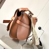 Loewe Small Gate bag in soft calfskin and jacquard - Image 3