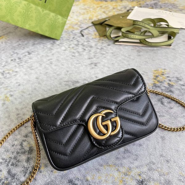 GG Marmont matelasse leather super mini bag - Image 3