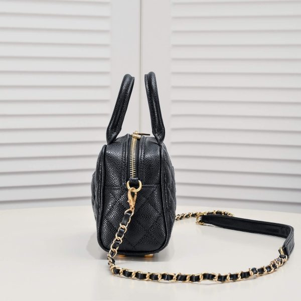 CHANEL Small Vintage Boston Bag - Image 3