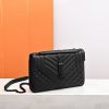 YSL ENVELOPE MEDIUM IN QUILTED GRAIN DE POUDRE EMBOSSED LEATHER - Image 3