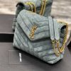 LOULOU SMALL CHAIN BAG IN ?Y? QUILTED SUEDE - Image 3