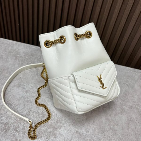 YSL Joe quilted lambskin mini bucket bag - Image 3