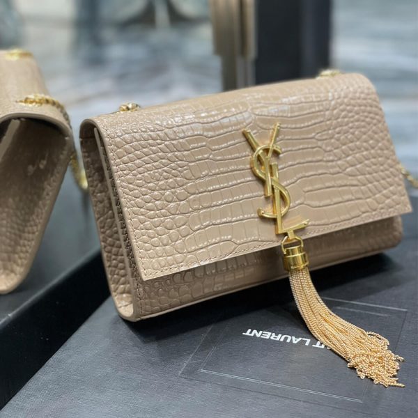 YSL KATE EMBOSSED SHOULDER BAG - Image 3