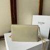 CELINE MARGO Shiny Calfskin Leather Chain Wallet - Image 4