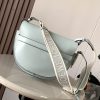Loewe Small Gate bag in soft calfskin and jacquard - Image 4