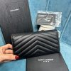 YSL CASSANDRE MATELASS? LARGE FLAP WALLET IN GRAIN DE POUDRE LEATHER - Image 4