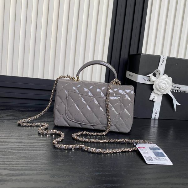 CHANEL Mini Classic Handbag With Top Handle - Image 4