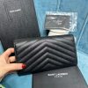YSL CASSANDRE MATELASS? LARGE FLAP WALLET IN GRAIN DE POUDRE LEATHER - Image 4