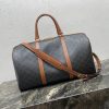 CELINE Medium duffle bag in logo-print calfskin - Image 4