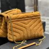 LOULOU SMALL CHAIN BAG IN ?Y? QUILTED SUEDE - Image 4