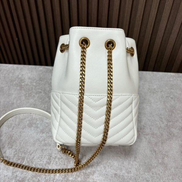 YSL Joe quilted lambskin mini bucket bag - Image 4