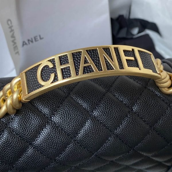 BOY CHANEL FLAP BAG WITH HANDLE - Image 4
