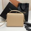 YSL CASSANDRA Medium Grainy Embossed Leather Top Handle Bag - Image 4
