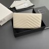 YSL CASSANDRE MATELASS? LARGE FLAP WALLET IN GRAIN DE POUDRE LEATHER - Image 4