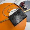 YSL Crocodile-embossed leather SUNSET Medium - Image 4