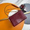 YSL Crocodile-embossed leather SUNSET Medium - Image 4